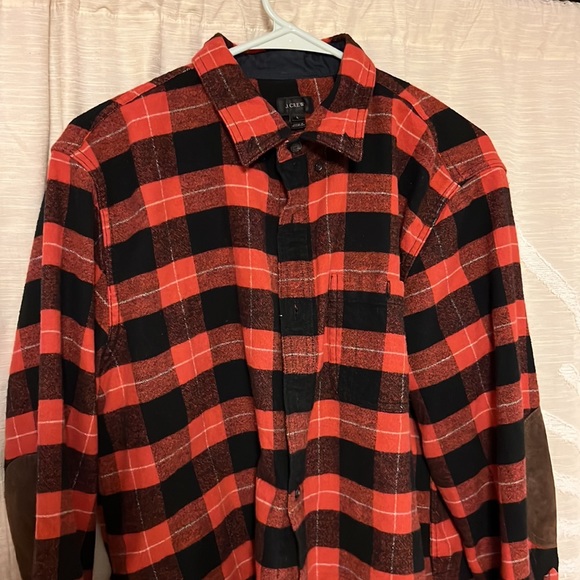 J. Crew flannel with elbow pads - Picture 3 of 4